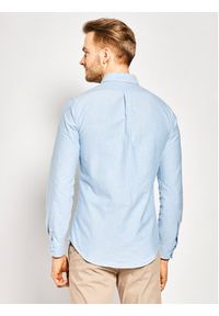 Polo Ralph Lauren Koszula Core Replen 710549084 Błękitny Slim Fit. Typ kołnierza: polo. Kolor: niebieski. Materiał: bawełna #4