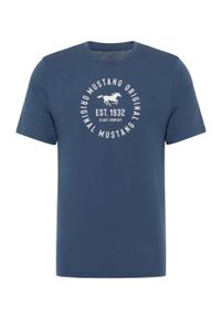 3 Pak Koszulek T-Shirt Mustang Style Alex Niebieski Granatowy Czarny 1017992. Kolor: czarny, niebieski, wielokolorowy #3