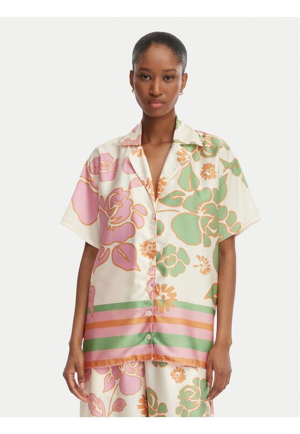 Maaji Koszula Noise PT3011CLS001 Kolorowy Relaxed Fit. Materiał: syntetyk. Wzór: kolorowy
