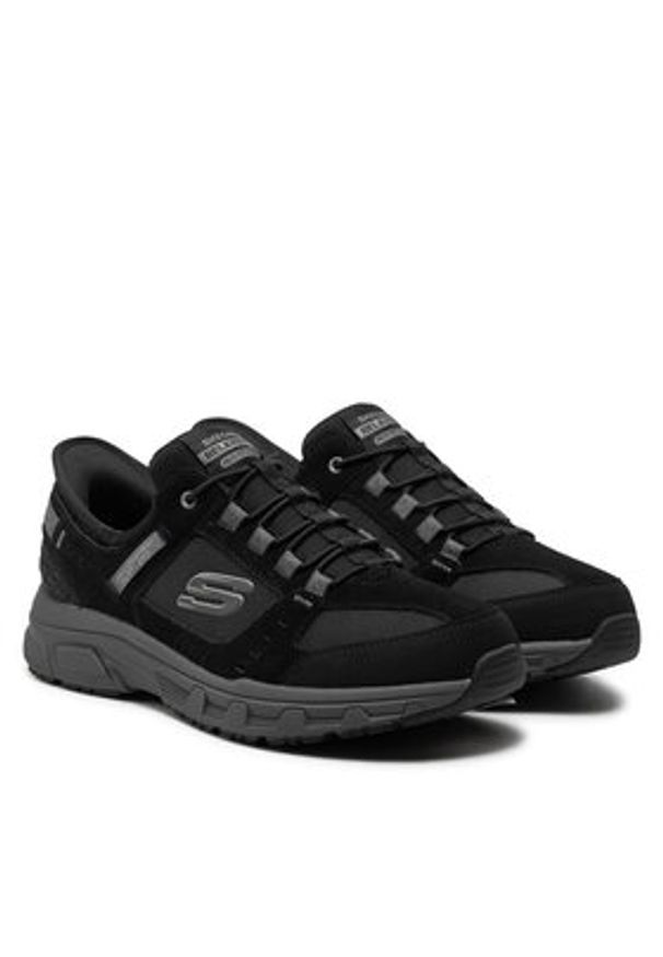 skechers - Skechers Sneakersy 237450 BKCC Czarny. Kolor: czarny. Materiał: skóra