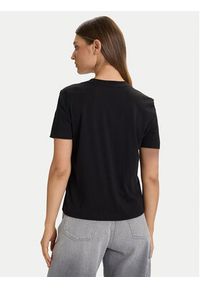 Calvin Klein Jeans T-Shirt LV047D210G Czarny Slim Fit. Kolor: czarny. Materiał: bawełna #4