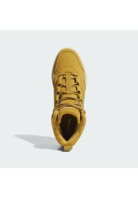 Adidas - Buty Hoops 4.0 Mid. Kolor: brązowy, biały, zielony, wielokolorowy. Sport: koszykówka