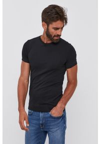 Polo Ralph Lauren T-shirt (2-pack) 714835960001 męski kolor czarny gładki. Okazja: na co dzień. Typ kołnierza: polo. Kolor: czarny. Materiał: dzianina. Wzór: gładki. Styl: casual #3