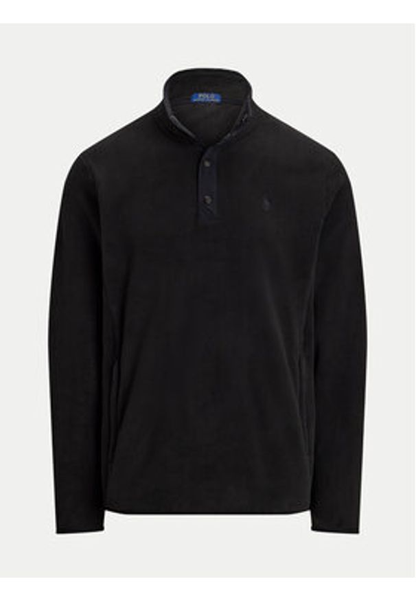 Polo Ralph Lauren Polar 710951454001 Czarny Regular Fit. Typ kołnierza: polo. Kolor: czarny. Materiał: syntetyk