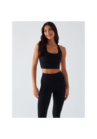 BESHAPED - Stanik Sportowy BeShaped Morning Dew. Kolor: czarny. Materiał: nylon, elastan. Sport: bieganie #1