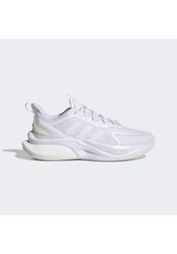 Adidas - Buty Alphabounce+ Bounce. Kolor: biały. Materiał: materiał. Model: Adidas Alphabounce