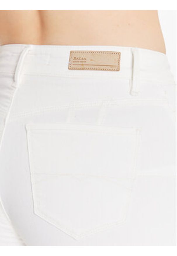 Salsa Jeansy 126821 Beżowy Slim Fit. Kolor: beżowy