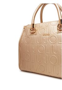 Liu Jo Torebka Ecs M Satchel AF5008 E0538 Złoty. Kolor: złoty. Materiał: skórzane