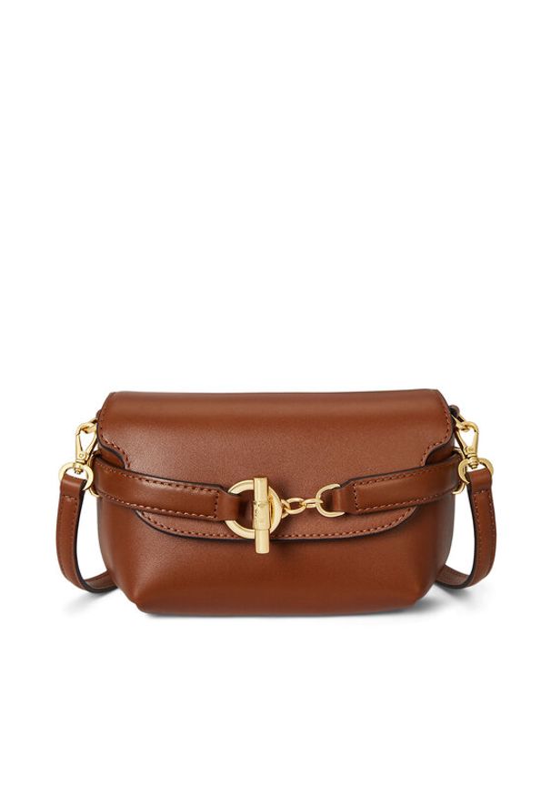 Lauren Ralph Lauren - LAUREN RALPH LAUREN Torebka 431P04297002 Brązowy. Kolor: brązowy. Materiał: skórzane