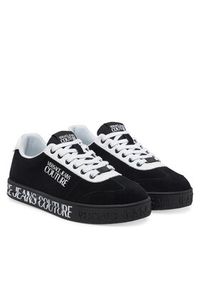 Versace Jeans Couture Sneakersy 78YA3SK6 Czarny. Kolor: czarny. Materiał: zamsz, skóra #4