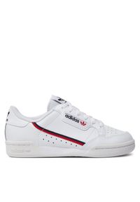 Adidas - adidas Sneakersy Continental 80 J F99787 Biały. Kolor: biały. Materiał: skóra