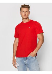 Tommy Jeans T-Shirt Tjm Classics DM0DM09598 Czerwony Regular Fit. Kolor: czerwony. Materiał: bawełna