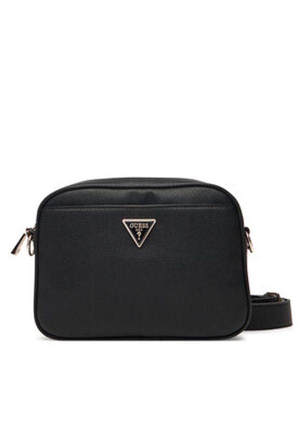 Guess Torebka Meridian II HWBG69 74140 Czarny. Kolor: czarny. Materiał: skórzane