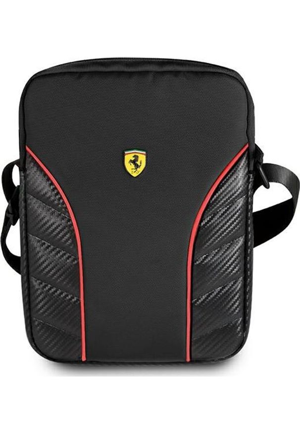 Czarna torba na laptopa Ferrari