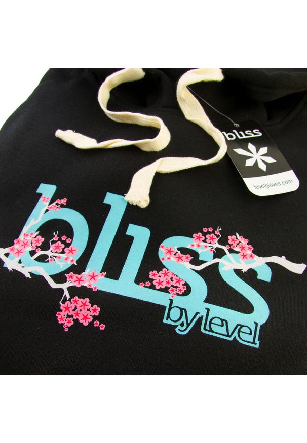 Bluza damska Level Hoodie Bliss. Kolor: czarny. Materiał: bawełna, poliester