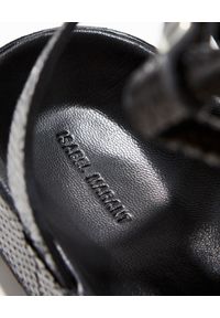 ISABEL MARANT - Skórzane sandały Effita. Zapięcie: pasek. Kolor: czarny. Materiał: skóra