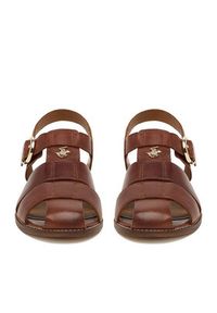 Beverly Hills Polo Club Sandały EO-WB-GEMMA-13 Brązowy. Kolor: brązowy. Materiał: skóra #9