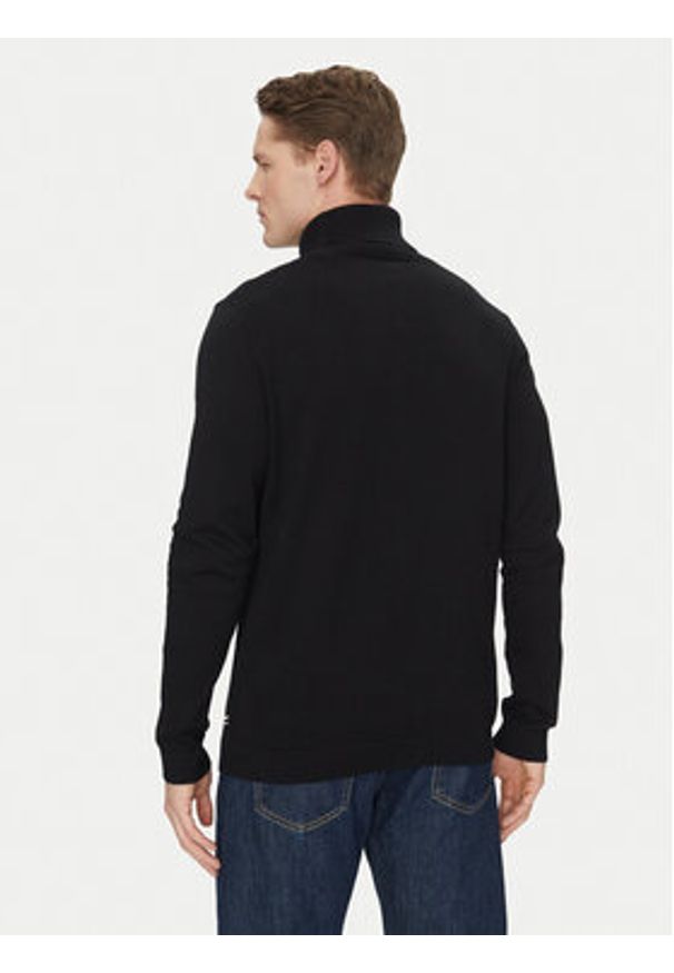 Jack & Jones - Jack&Jones Golf Basic 12258051 Czarny Regular Fit. Typ kołnierza: golf. Kolor: czarny. Materiał: bawełna
