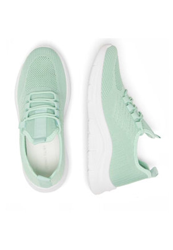 Jenny Fairy Sneakersy WFA2706-1 Zielony. Kolor: zielony. Materiał: materiał, mesh