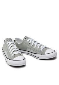 Converse Trampki Chuck Taylor All Star Ox A00481C Szary. Kolor: szary. Materiał: materiał