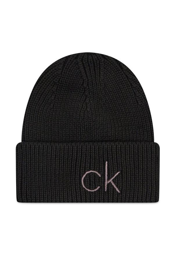 Calvin Klein Czapka Essentials Beanie K60K608660 Czarny. Kolor: czarny. Materiał: materiał