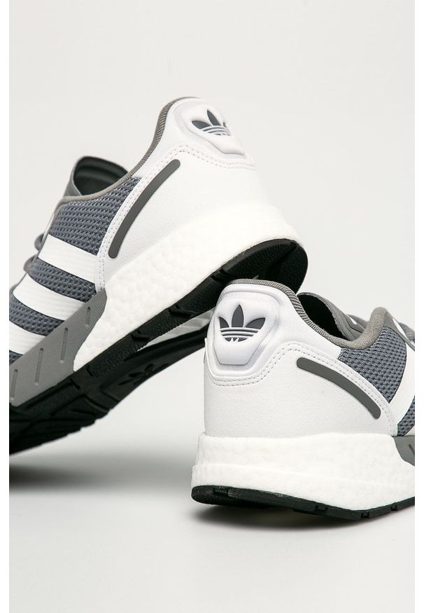 adidas Originals - Buty ZX 1K Boost. Nosek buta: okrągły. Zapięcie: sznurówki. Kolor: szary. Materiał: guma. Model: Adidas ZX
