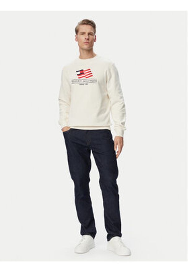 TOMMY HILFIGER - Tommy Hilfiger Jeansy Denton MW0MW42296 Granatowy Straight Leg. Kolor: niebieski