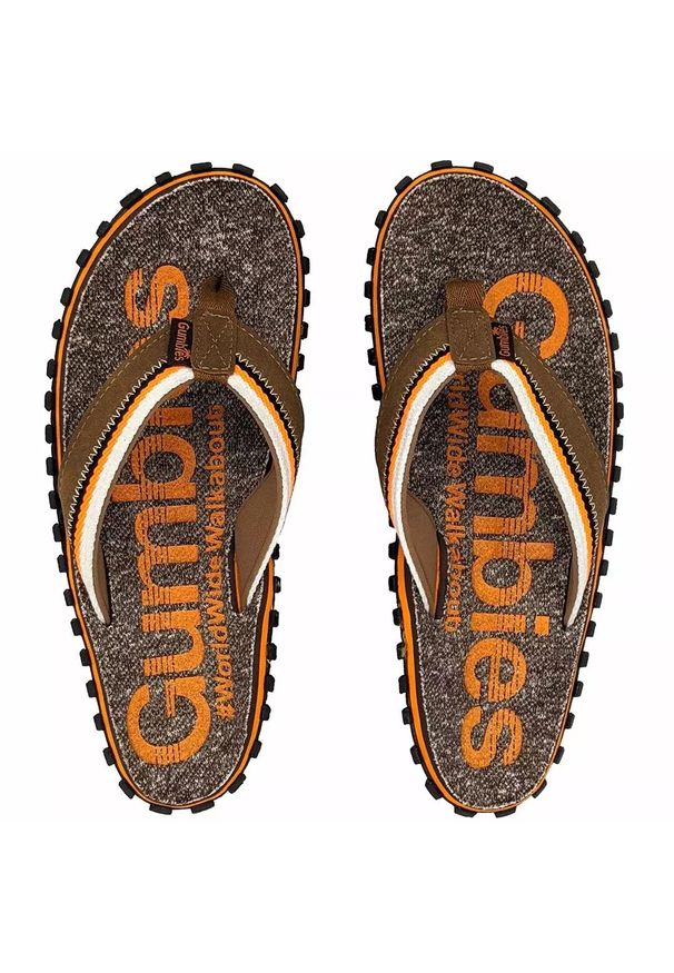 Gumbies - Japonki GUMBIES CAIRNS FLIP-FLOPS UNISEX. Kolor: pomarańczowy. Styl: sportowy