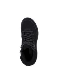skechers - Buty do chodzenia damskie Skechers Glacial Ultra Woodlands. Wysokość cholewki: za kostkę. Zapięcie: sznurówki. Kolor: czarny. Materiał: guma, materiał, skóra, syntetyk. Szerokość cholewki: normalna