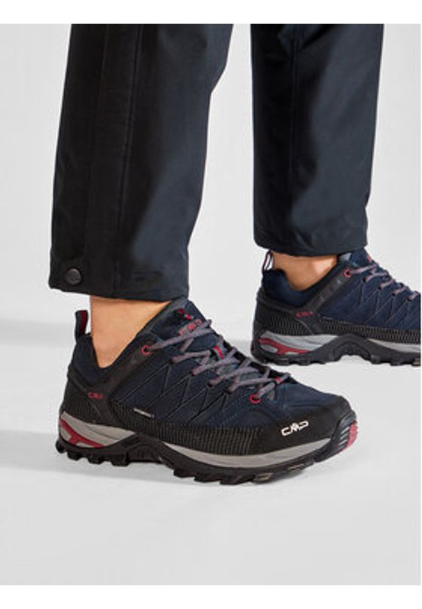 CMP Trekkingi Rigel Low Trekking Shoes Wp 3Q13247 Granatowy. Kolor: niebieski. Materiał: zamsz, skóra. Sport: turystyka piesza