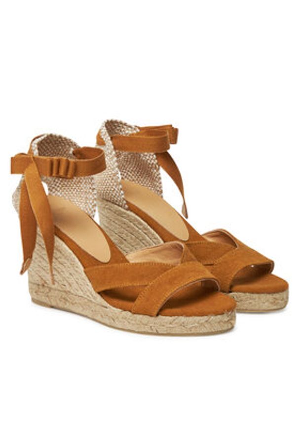 Castañer Espadryle Bailey/8/002 025633 Brązowy. Kolor: brązowy. Materiał: materiał
