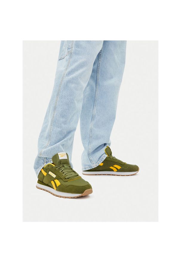 Sneakersy Reebok. Kolor: zielony