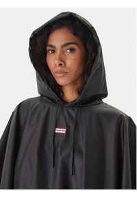 Hunter Ponczo HARU0007261 Czarny Regular Fit. Kolor: czarny. Materiał: syntetyk #4