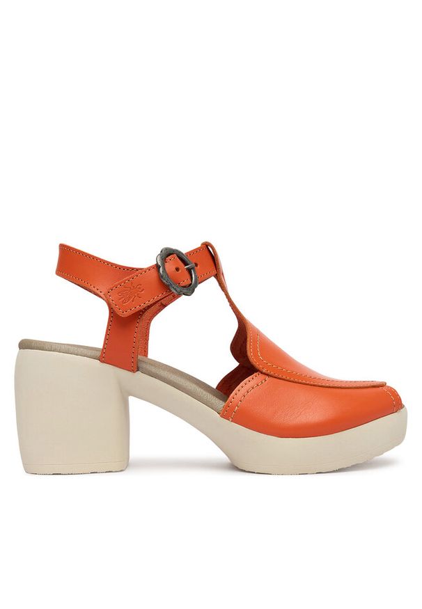 Sandały Fly London. Kolor: czerwony