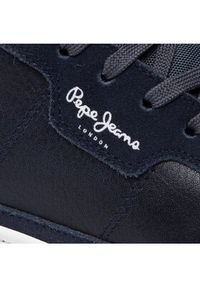 Pepe Jeans Sneakersy Barry Smart PMS30881 Granatowy. Kolor: niebieski. Materiał: skóra #7