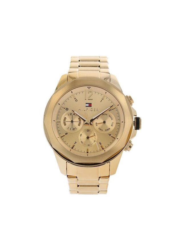 TOMMY HILFIGER - Tommy Hilfiger Zegarek Lars 1792060 Złoty. Kolor: złoty