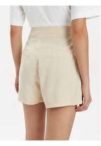 Vero Moda Szorty materiałowe Mia 10209543 Beżowy Slim Fit. Kolor: beżowy. Materiał: lyocell #9