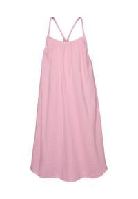Vero Moda Girl Sukienka 10284618 Różowy Regular Fit. Kolor: różowy #1