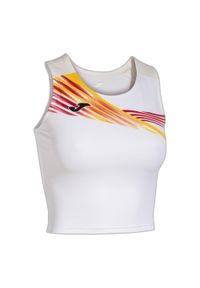 Biustonosz dla kobiet Joma Elite X. Kolor: biały. Sezon: lato. Sport: bieganie #1