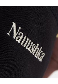 NANUSHKA - Czarne spodnie dresowy Shay. Kolor: czarny. Materiał: dresówka #4