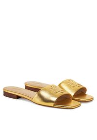 Lauren Ralph Lauren - LAUREN RALPH LAUREN Klapki 802970531002 Złoty. Kolor: złoty. Materiał: skóra #3