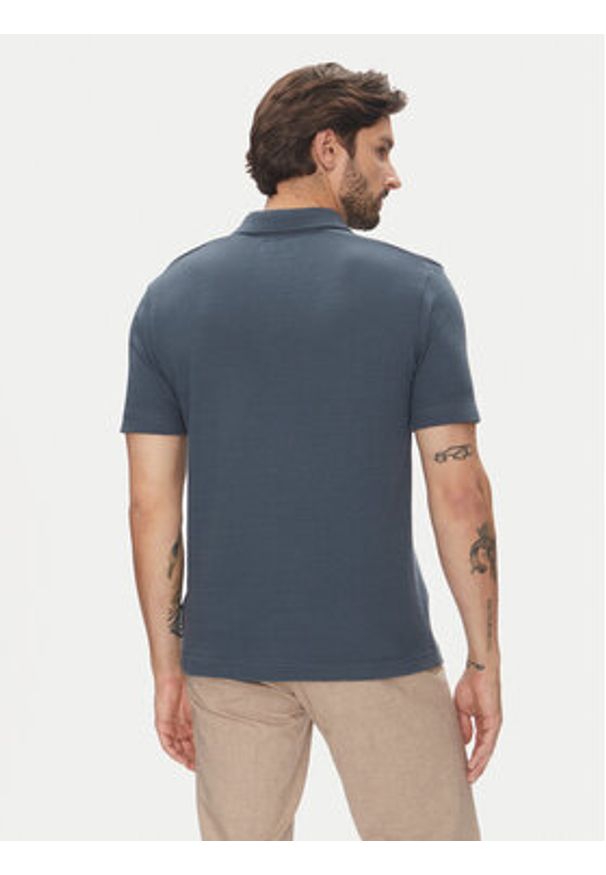 Marc O'Polo Polo 524 3021 53176 Niebieski Regular Fit. Typ kołnierza: polo. Kolor: niebieski. Materiał: bawełna