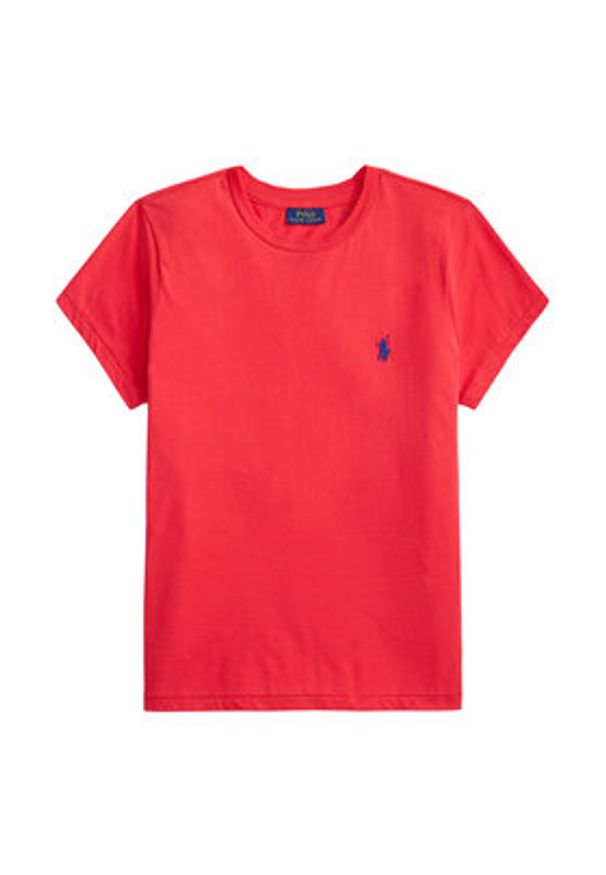 Polo Ralph Lauren T-Shirt 211898698035 Czerwony Regular Fit. Typ kołnierza: polo. Kolor: czerwony. Materiał: bawełna