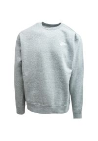 Bluza sportowa męska Nike Club Crew. Okazja: na co dzień. Kolor: szary. Styl: sportowy, casual