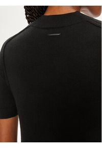 Calvin Klein Sweter K20K207206 Czarny Regular Fit. Kolor: czarny. Materiał: wełna #5