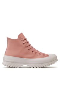 Converse Botki Ctas Lugged 2.0 Hi A02879C Różowy. Kolor: różowy. Materiał: skóra