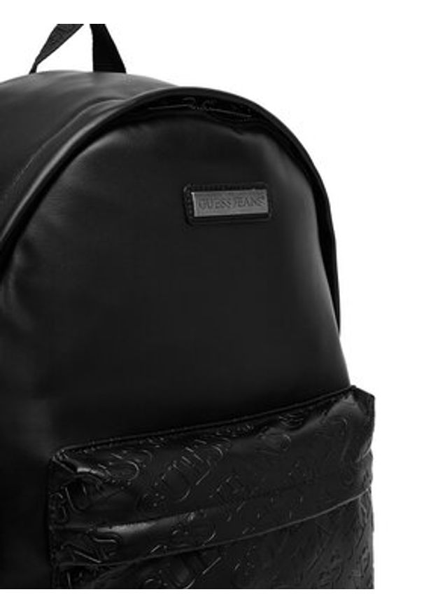 Guess Jeans Plecak CWBEO-GUESS-B-002-09 Czarny. Kolor: czarny. Materiał: skóra