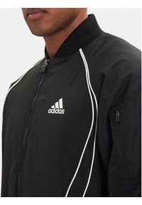 Adidas - adidas Kurtka bomber adicolor Teamgeist KC8358 Czarny Loose Fit. Kolor: czarny. Materiał: syntetyk #3