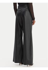 Hugo - HUGO Spodnie z imitacji skóry Hasmina-1 50552964 Czarny Wide Leg. Kolor: czarny. Materiał: skóra #4