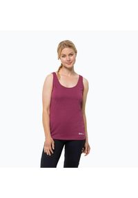 Koszulka trekkingowa damska Jack Wolfskin Pack & Go Tank. Kolor: czerwony #1
